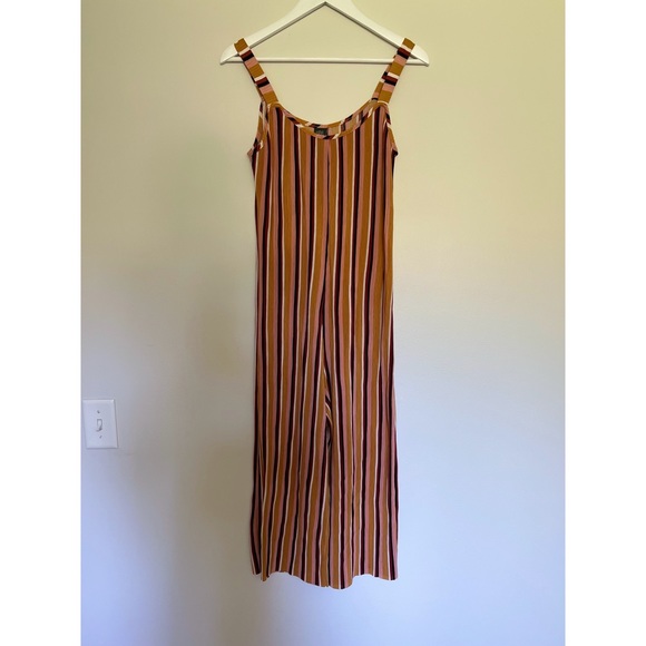 Wild Fable romper. Stretchy and comfortable. Rusty colors. Stripes. - Picture 1 of 4